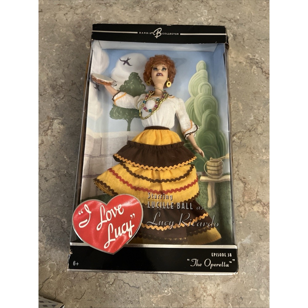 2005 Barbie I Love Lucy The Operetta Lucille Ball As Lucy